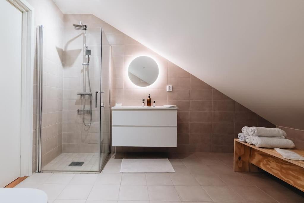 Beautiful Penthouse With An Ocean View In Bergen Leilighet Eksteriør bilde